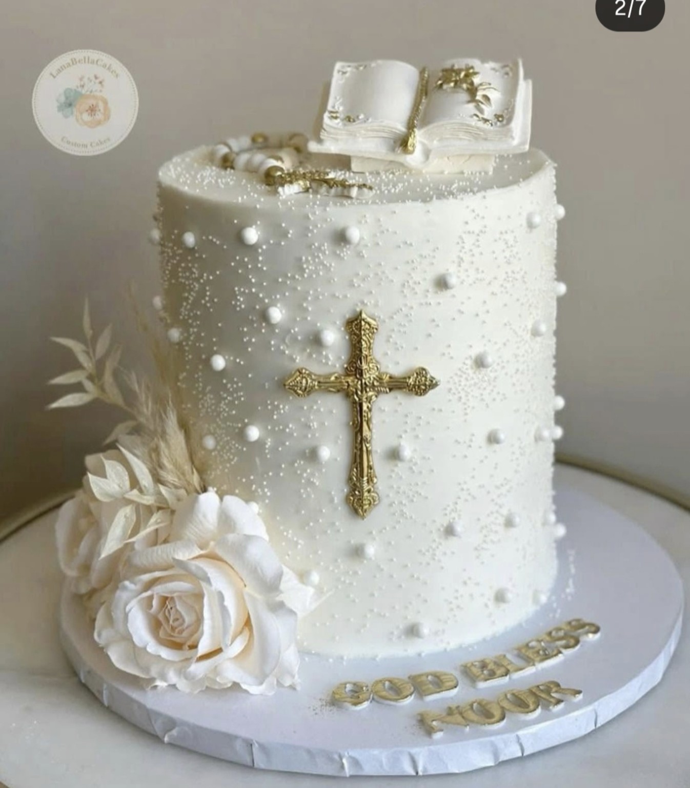 Christening cake